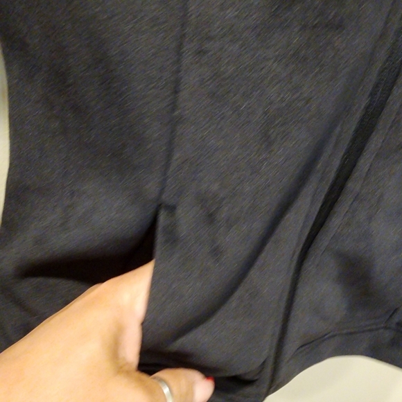 EMELY B Women's Fulm Zip Hooded Black Velvet   Sweatshirt Size M - Picture 7 of 12